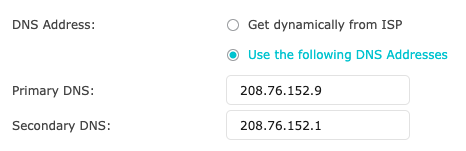 Flipping the ISP DNS servers